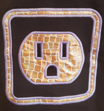 Snakeskin(Reflective) "Plug Face" Animania Crop Hoodie